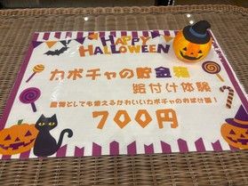 秋の絵付け体験はじまりました🎃