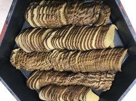 夕食ビュッフェのおすすめ「いぶりがっこ」♪♪