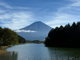 秋晴れと富士山!