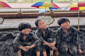 「しょうやん男三兄弟」砂むし温泉体験動画公開!