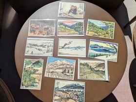 売店の絵葉書