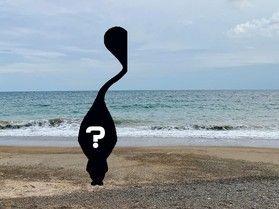 恋路ヶ浜に「こびと」が現れた！？