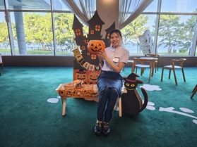【秋の模様替え】館内がハロウィーン仕様になりました♪
