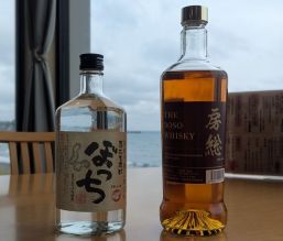 千葉の地ウイスキーと落花生の焼酎