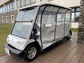 グリーンスローモビリティでお散歩体験