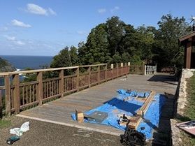 絶景展望台の改修