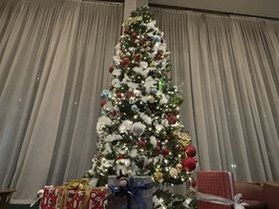 巨大クリスマスツリーを飾りました!