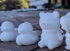 神出鬼没!冬のお出迎えスタッフ
