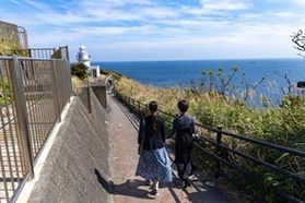 太平洋を一望できる絶景の石廊崎