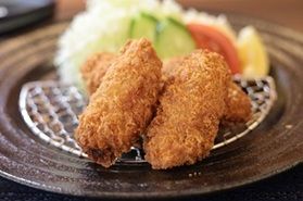 昼食に新メニュー登場!『カキフライ定食』