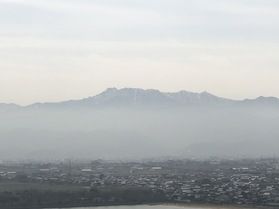 「石鎚山」雪が積もっています!