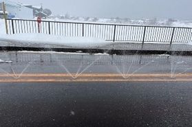 リアルタイム道路状況と道路からの噴水の秘密