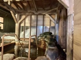 露天風呂が冬仕様へ