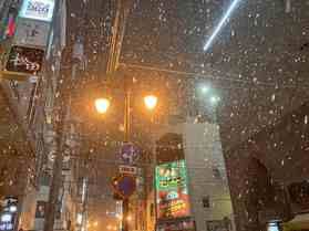 えっ!広島でも雪が降るの?!