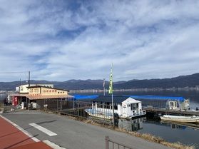 初釣諏訪湖