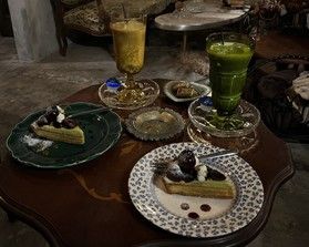 季節のデザートが食べられる夜カフェ♪