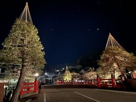 高山の中橋