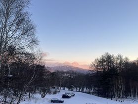 ホテル正面玄関前からの景色をお届け！