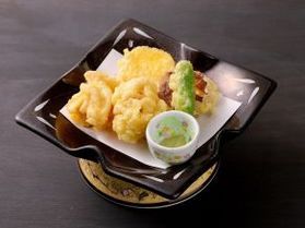 今が旬!道産白子の野菜天婦羅