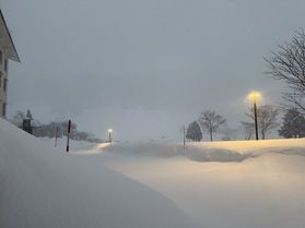 1/22朝の鏡ヶ成「奥大山」