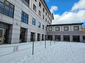 敷地内の雪状況❄