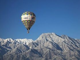 安曇野の景色を楽しむ熱気球体験♪