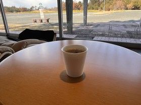 ホッと一息。ウエルカムドリンクサービス☕