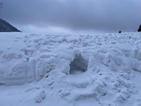 2/12朝の鏡ヶ成「奥大山」
