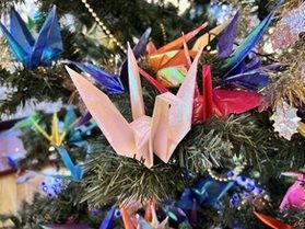あと少し！協力千羽鶴♪