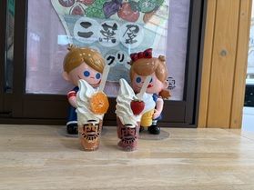 フルーツたっぷりのソフトクリーム！
