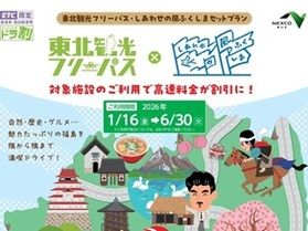 【ドラ割】東北観光フリーパスしあわせの風ふくしまセットプラン