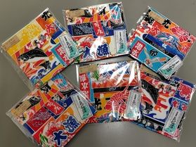 大漁旗コースターのご紹介