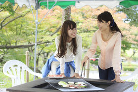 手ぶらでBBQいよいよスタート!!
