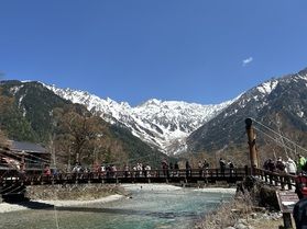 上高地 開山まであと1ヶ月