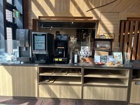 暖炉ラウンジのドリンクコーナーが新しくなりました！！