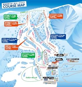 網張温泉スキー場は明日が最終日です