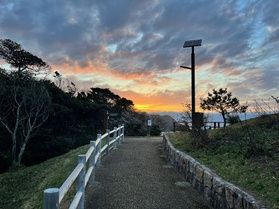第一展望台で見る夕景