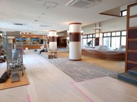 休館中の様子