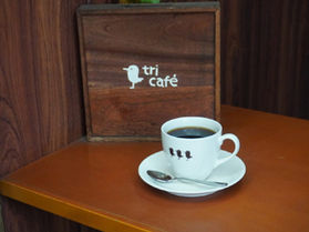 落ち着いた空間で楽しむ「tri café」のスイーツ☕🍮