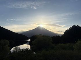 本日のダイヤモンド富士①