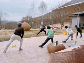 鹿沢のストレッチ参加しませんか