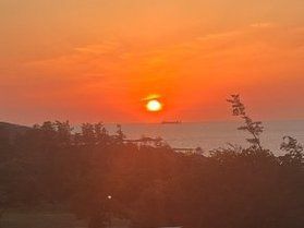 夕陽とともに 福井~北海道を繋ぐ新日本海フェリー