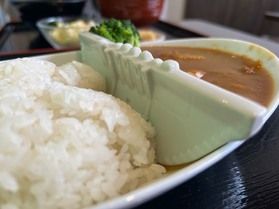 放流注意！？八ッ場ダムカレー