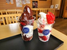 道の駅にあるスイーツ店♩