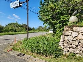 晴れた園地でメイクアップ
