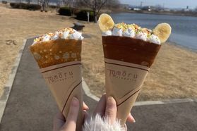 バターの旨味が堪能できるクレープ！
