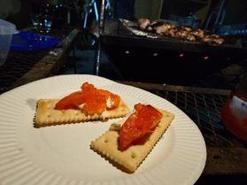 ずぼらな燻製 サーモン＆いくら編