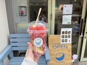 三国町にあるりんご飴屋さん
