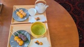 抹茶とお団子で癒し時間<br>「甘味処ふじ元」