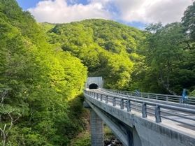 福井・岐阜を繋ぐ冠山峠道路を初通行